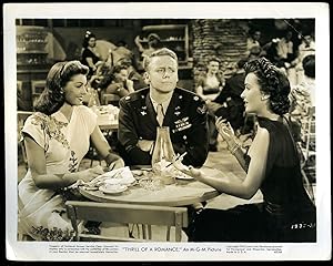 Seller image for Thrill of a Romance: Authentic Original British Front of House Black and White Press Promotional Still Photograph | Lobby Card | Foyer Card For the 1945 Film. for sale by Little Stour Books PBFA Member