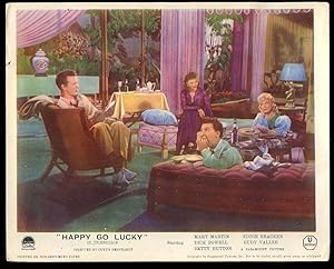 Seller image for Happy Go Lucky: Authentic Original British Front of House Colour Press Promotional Still Photograph | Lobby Card | Foyer Card For the 1943 Film. for sale by Little Stour Books PBFA Member