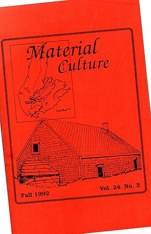 Seller image for Material Culture: Volume 24, No. 3: Fall, 1992 for sale by Dorley House Books, Inc.