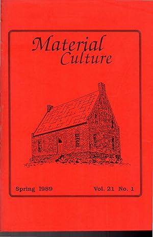 Seller image for Material Culture: Volume 21 No. 1: Spring, 1989 for sale by Dorley House Books, Inc.