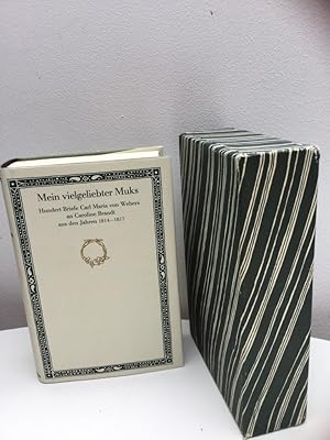 Imagen del vendedor de Mein vielgeliebter Muks : 100 Briefe Carl Maria von Webers an Caroline Brandt aus d. Jahren 1814 - 1817 ; [zum 200. Geburtstag Carl Maria von Webers]. [erstmals nach d. Quellen hrsg. im Auftrag d. Dt. Staatsbibliothek Berlin/DDR von Eveline Bartlitz] a la venta por Kepler-Buchversand Huong Bach