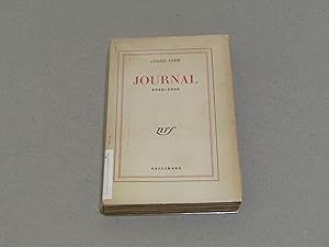 Image du vendeur pour Andr Gide. Journal 1942 - 1949. Gallimard 1950. mis en vente par Amarcord libri