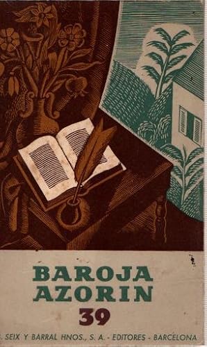 Bild des Verkufers fr Autores contemporneos. Baroja y Azorn . zum Verkauf von Librera Astarloa