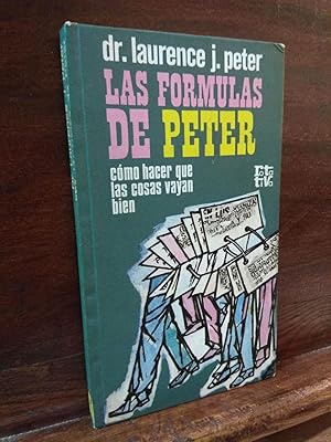 Imagen del vendedor de Las formulas de Peter a la venta por Libros Antuano