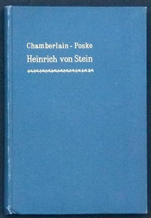 Seller image for Heinrich von Stein und seine Weltanschauung. Nebst Heinrich von Steins "Vermchtnis". for sale by Antiquariat Rainer Schlicht