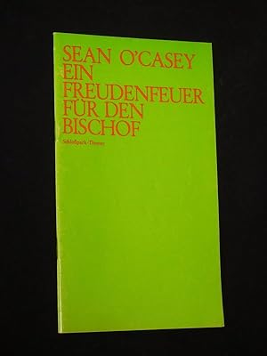 Imagen del vendedor de Programmheft 9 Schlopark-Theater 1972/73. EIN FREUDENFEUER FR DEN BISCHOF von O'Casey. Insz.: Wilfried Minks, Bhne/ Kostme: W. Minks/ Johannes Schtz. Mit Stefan Wigger, Jrgen Thormann, Martin Hirthe, Wilhelm Borchert, Alexander Wagner, Marcel Werner, Eos Schopohl, Martin Held, Ulrich Pleitgen, Christa Rossenbach, Randolf Kronberg, Rudi Schmitt a la venta por Fast alles Theater! Antiquariat fr die darstellenden Knste