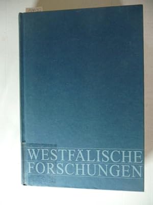 Westfälische Forschungen. Zeitschrift des Westfälischen Instituts für Regionalgeschichte des Land...