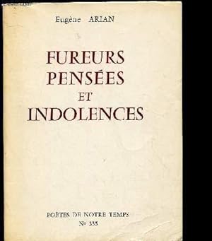 Seller image for Fureurs penses et indolences for sale by Le-Livre