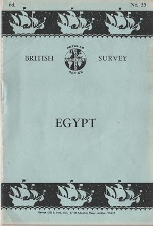 Imagen del vendedor de Egypt: history and geography, the British Occupation and the Treaty of 1936, railways, air routes and the country. a la venta por theoldmapman