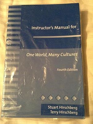 Seller image for Instructor's Manual for One World, Many Cultures - Fourth Edition for sale by Text4less
