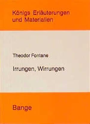 Seller image for Irrungen, Wirrungen. Knigs Erluterungen und Materialien, Band 330. for sale by Antiquariat Bookfarm