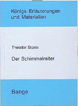Bild des Verkufers fr Der Schimmelreiter. Knigs Erluterungen und Materialien, Band 192. zum Verkauf von Antiquariat Bookfarm