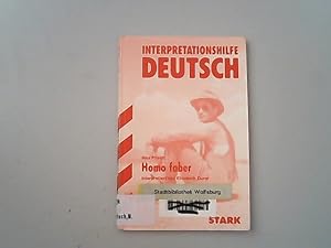 Imagen del vendedor de Interpretationen Deutsch - Max Frisch: Homo faber. a la venta por Antiquariat Bookfarm