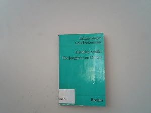 Immagine del venditore per Friedrich Schiller 'Die Jungfrau von Orleans'. Erluterungen und Dokumente. venduto da Antiquariat Bookfarm