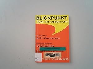 Seller image for Berlin Alexanderplatz - Tauben im Gras. Blickpunkt, Text im Unterricht. for sale by Antiquariat Bookfarm