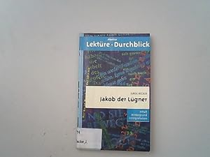 Bild des Verkufers fr Lektre - Durchblick: Jurek Becker: Jakob der Lugner. zum Verkauf von Antiquariat Bookfarm