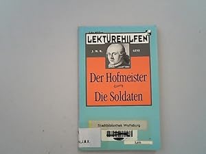 Bild des Verkufers fr Lektrehilfen J. M. R. Lenz 'Der Hofmeister oder die Vorteile der Privaterziehung', Die Soldaten': zum Verkauf von Antiquariat Bookfarm