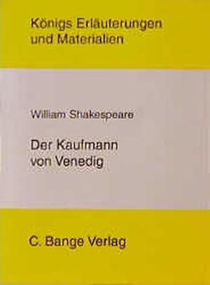 Seller image for Der Kaufmann von Venedig. Knigs Erluterungen und Materialien, Band 32. for sale by Antiquariat Bookfarm