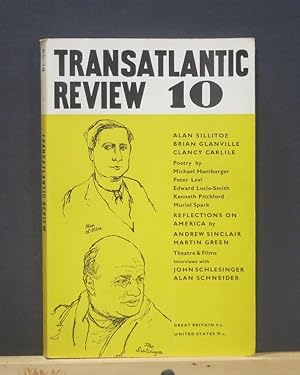 Seller image for Transatlantic Review #10: Summer 1962 for sale by Tree Frog Fine Books and Graphic Arts