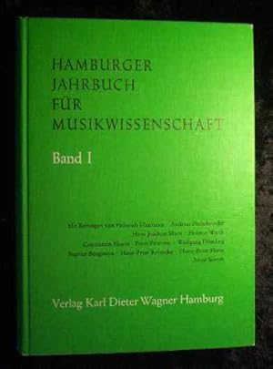 Bild des Verkufers fr Hamburger Jahrbuch fr Musikwisenschaft Band 1. zum Verkauf von Roland Antiquariat UG haftungsbeschrnkt