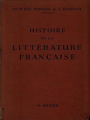 Bild des Verkufers fr Histoire de la litterature francais zum Verkauf von Librodifaccia