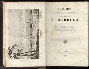 Bild des Verkufers fr Specchio geografico, e statistico dell'Impero di Marocco [.]. zum Verkauf von Libreria Oreste Gozzini snc