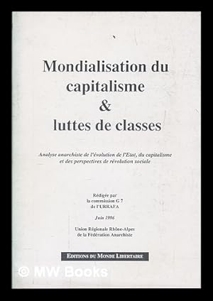 Bild des Verkufers fr Mondialisation du capitalisme et lutte de classes zum Verkauf von MW Books