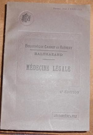 Précis de Médecine Légale