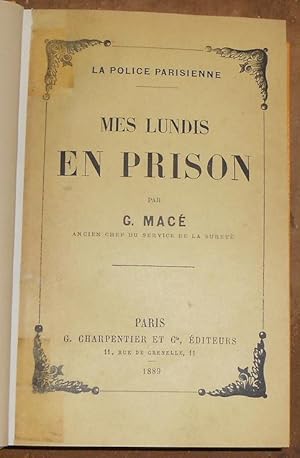 Mes Lundis en Prison