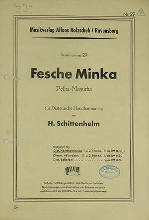 Seller image for Fesche Minka, for sale by Versandantiquariat H�bald