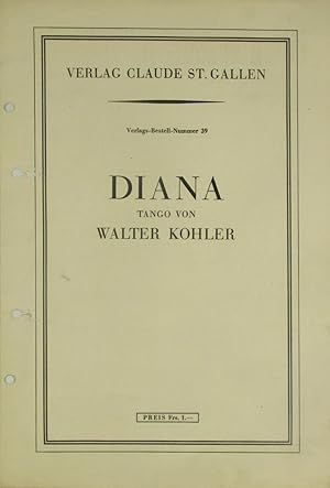 Bild des Verkufers fr Diana, zum Verkauf von Versandantiquariat Hbald