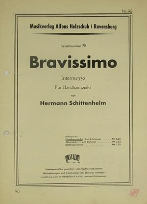Bild des Verkufers fr Bravissimo, zum Verkauf von Versandantiquariat Hbald