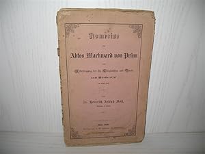 Romreise des Abtes Markward von Prüm und Uebtertragung der hh. Chrysanthus und Daria nach Münster...