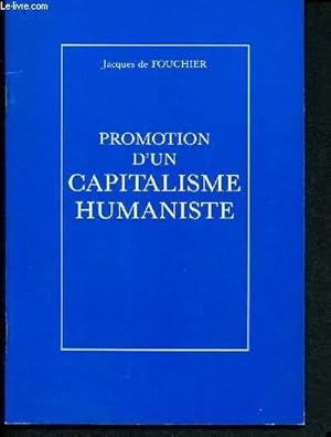 Seller image for Promotion d'un capitalisme humaniste - Confrence donne le 22 novembre 1990  l'Institut Catholique for sale by Le-Livre