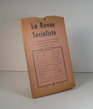 Imagen del vendedor de La Revue Socialiste. No 4 a la venta por Librairie Bonheur d'occasion (LILA / ILAB)