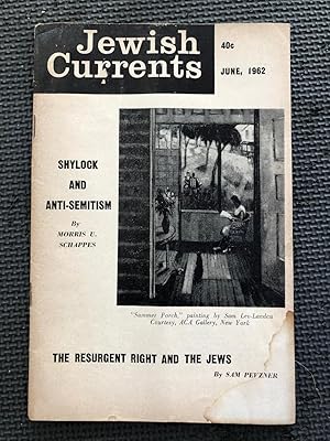 Jewish Currents, Vol. 16, no. 6 (177), June 1962