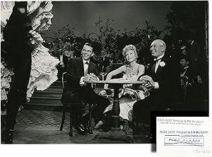 Bild des Verkufers fr Can-Can (Original double weight photograph of Frank Sinatra, Shirley MacLaine, and Maurice Chevalier from the 1960 film) zum Verkauf von Royal Books, Inc., ABAA