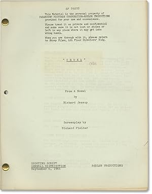 Bild des Verkufers fr Chuka (Original screenplay for the 1967 film) zum Verkauf von Royal Books, Inc., ABAA