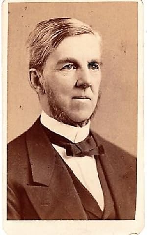 CARTE DE VISITE OF AMERICAN PHYSICIAN & POET, OLIVER WENDELL HOLMES, PHOTOGRAPHED BY WARREN STUDIOS