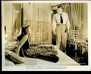 Seller image for Sundown: Authentic Original British Front of House Black and White Press Promotional Still Photograph | Lobby Card | Foyer Card For the 1941 Film. for sale by Little Stour Books PBFA Member