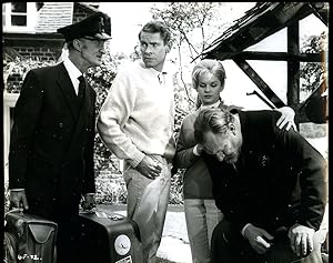 Seller image for Father Came Too!: Authentic Original British Front of House Black and White Press Promotional Still Photograph | Lobby Card | Foyer Card For the 1964 Film. for sale by Little Stour Books PBFA Member