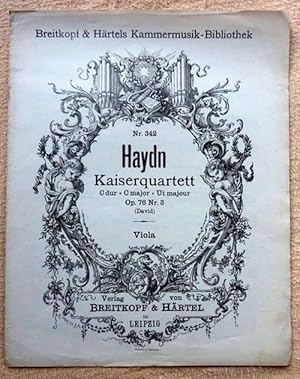 Kaiserquartett C dur - C major - Ut majeur Op. 76 Nr. 3 (David) (Viola)