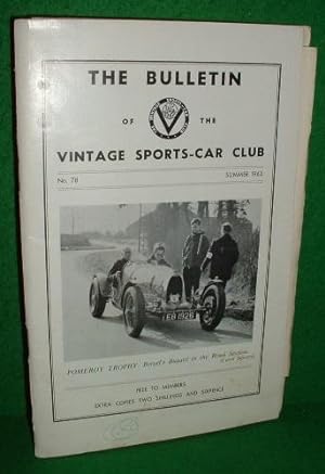 Seller image for THE BULLETIN OF THE VINTAGE SPORTS CAR CLUB No 78 Summer1963 for sale by booksonlinebrighton