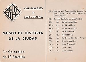 Seller image for POSTAL B7071: MUSEO DE HISTORIA: LISTADO DE COLECCION DE POSTALES for sale by EL BOLETIN