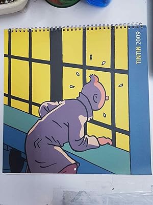 Calendario: Tintin 2009. Herge-Moulinsart. Français-English-Nederlands-Castellano