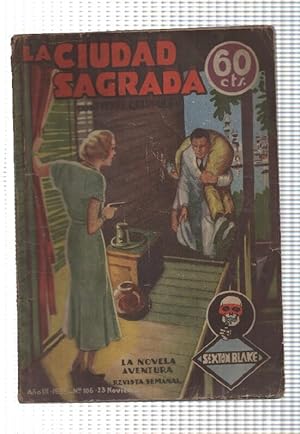 Imagen del vendedor de La Novela Aventura: num. 106 (num 2 trasera) ao III, 1935 - La ciudad sagrada. Sexton Blake a la venta por El Boletin