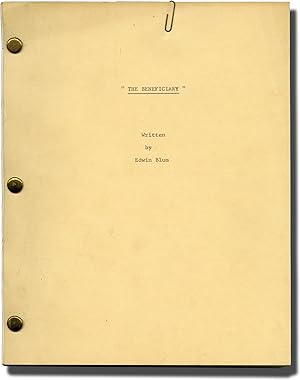 Imagen del vendedor de The Beneficiary (Original screenplay for an unproduced film) a la venta por Royal Books, Inc., ABAA