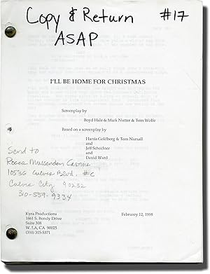 Image du vendeur pour I'll Be Home for Christmas (Original screenplay for the 1998 film) mis en vente par Royal Books, Inc., ABAA
