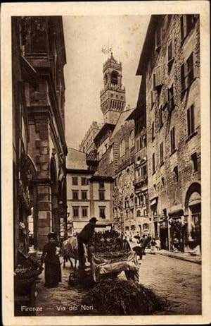 Ansichtskarte / Postkarte Firenze Florenz Toscana, Via dei Neri