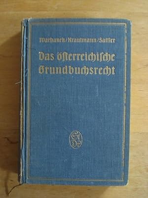 Das österreichische Grundbuchsrecht